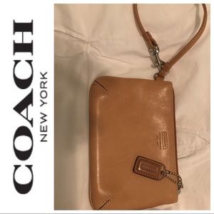 Coach Leather Wristlet